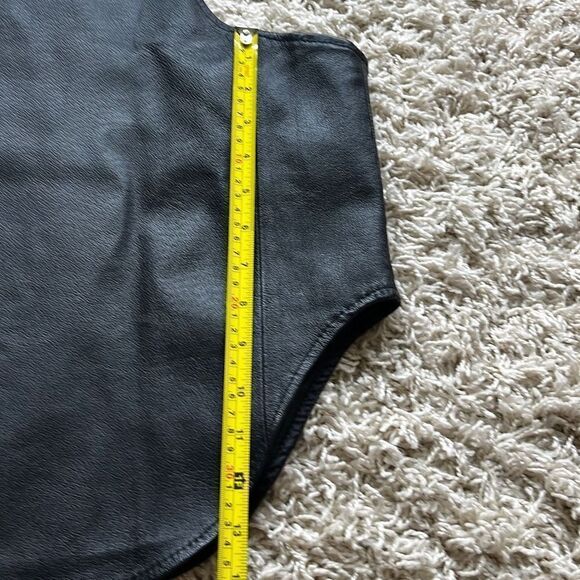 Chukkers By Midwest Black Vest Shell Genuine Leather Size Medium Mens - Picture 16 of 16
